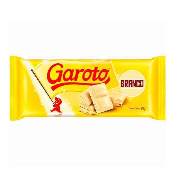 CHOC BARRA GAROTO BRANCO 90G