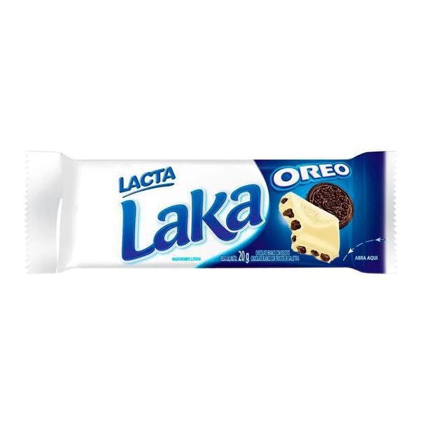 CHOCOLATE BARRA LACTA LAKA OREO 20G
